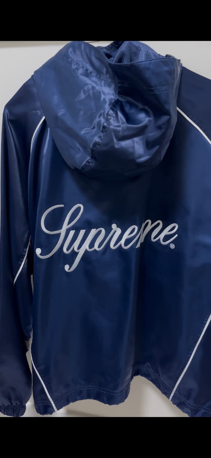 슈프림 사틴 후드 트랙 자켓 네이버 24ss 상품이미지2