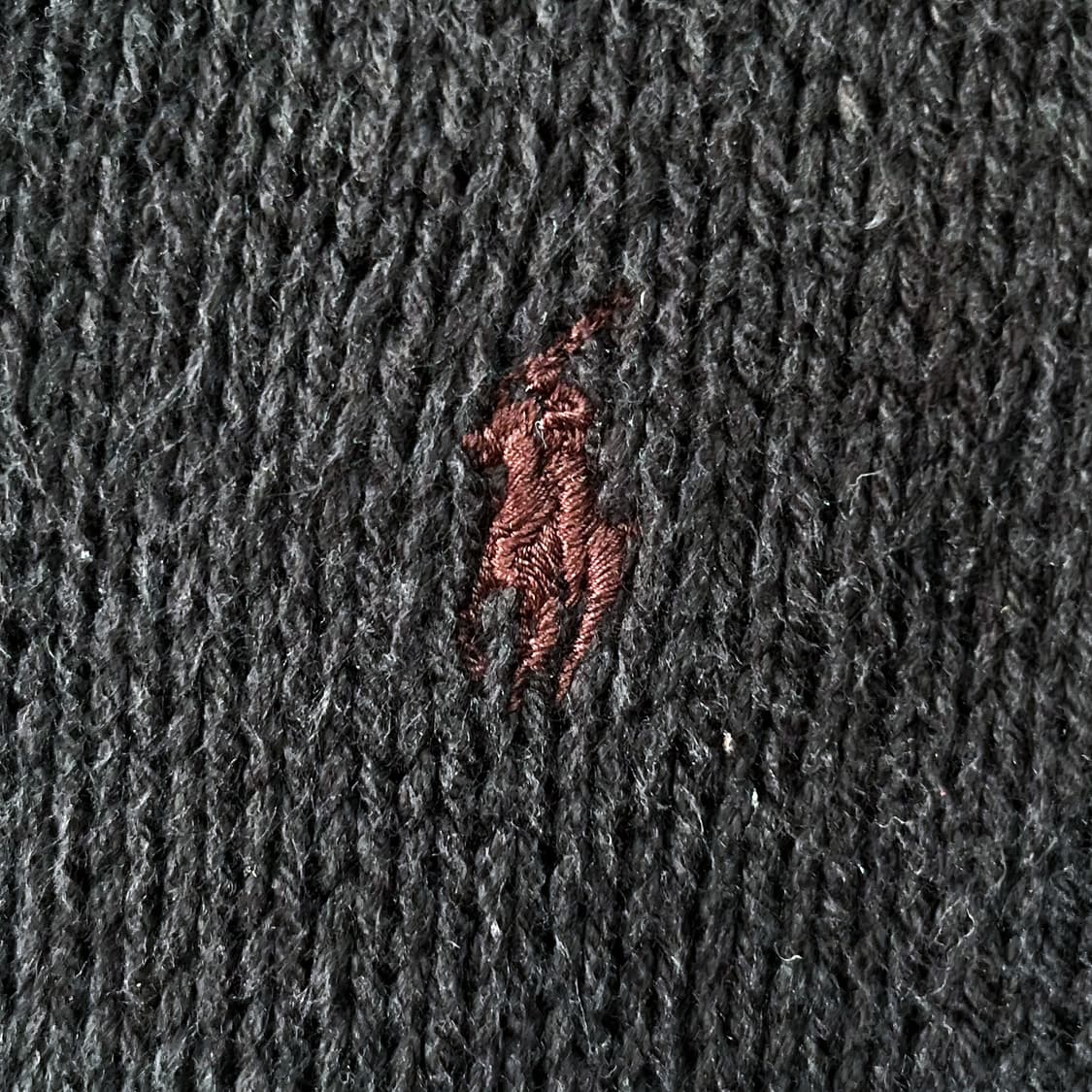 폴로 랄프로렌 제팬 라인 포니 블랙 코튼 니트 상품이미지5