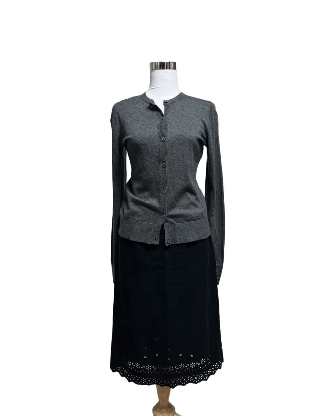 Basic gray cardigan 상품이미지4