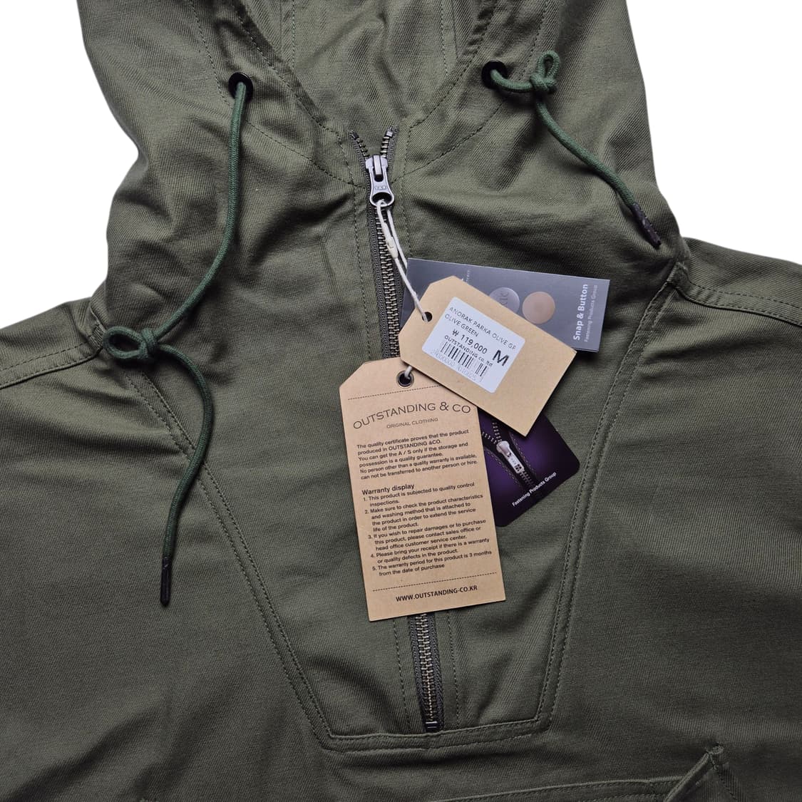 [새상품][2] 아웃스탠딩 아노락 파카 상품이미지6