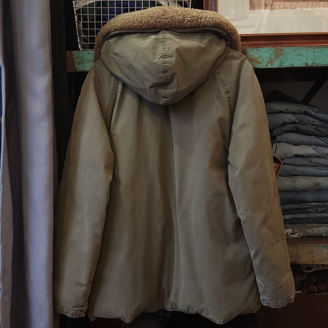 폴로 랄프로렌 밀리터리 b9 다운파카 M 상품이미지2