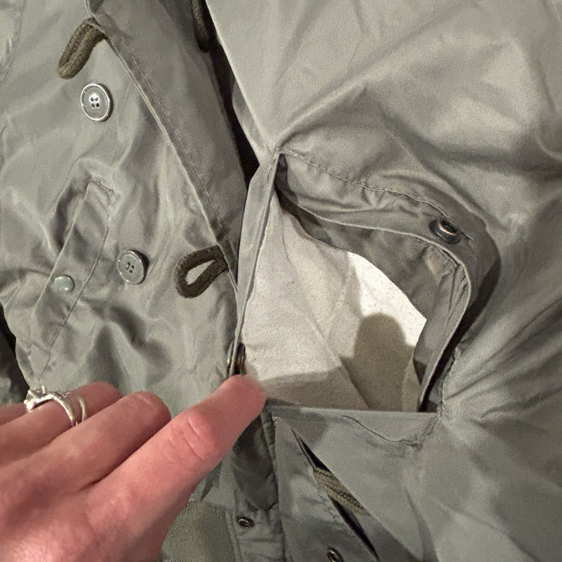 80s 알파 인더스트리 N-2B 헤비 플라잉 자켓 상품이미지5