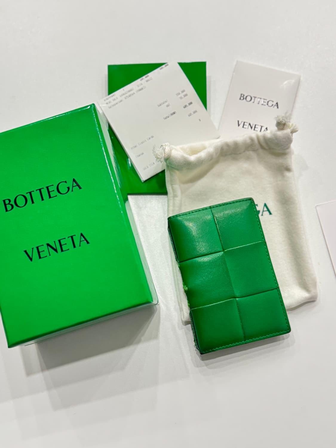 보테가 베네타 플랩 카드 케이스 패러킷 풀박스 상품이미지1