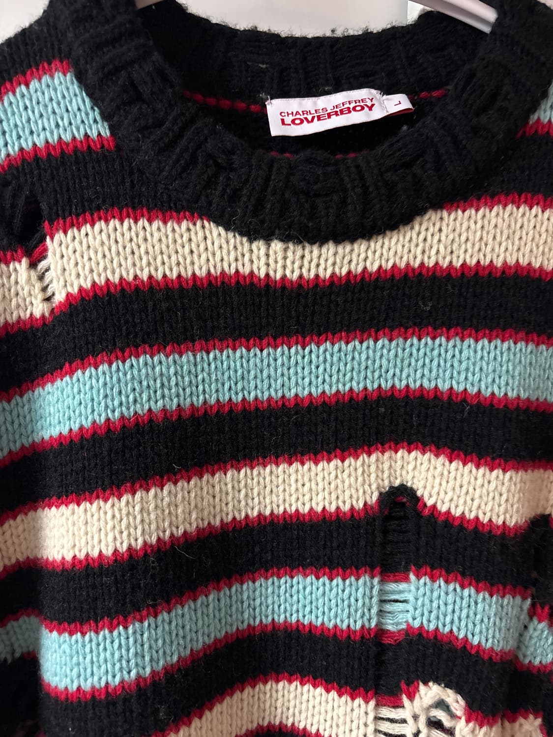 러버보이 데미지니트 상품이미지2