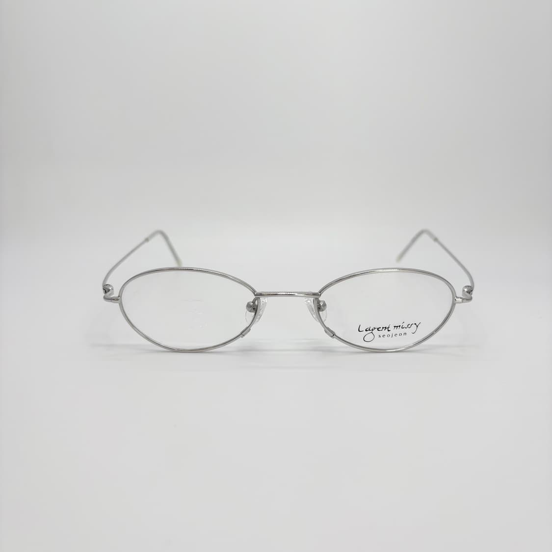 LAGENT MISSY 실버 오벌 메탈테 상품이미지3