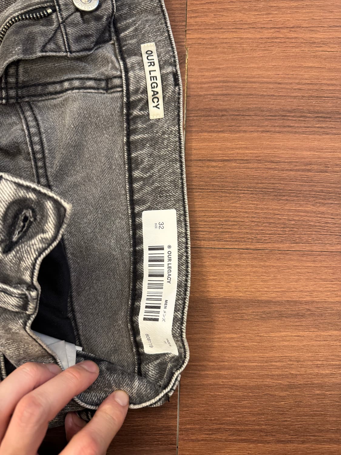 [32] 아워레가시 써드컷 데님 상품이미지3