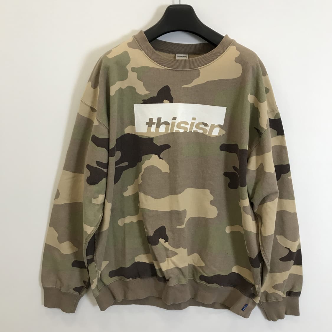 디스이즈네버댓 카모플라쥬 아카이브 맨투맨 [XL] 상품이미지1