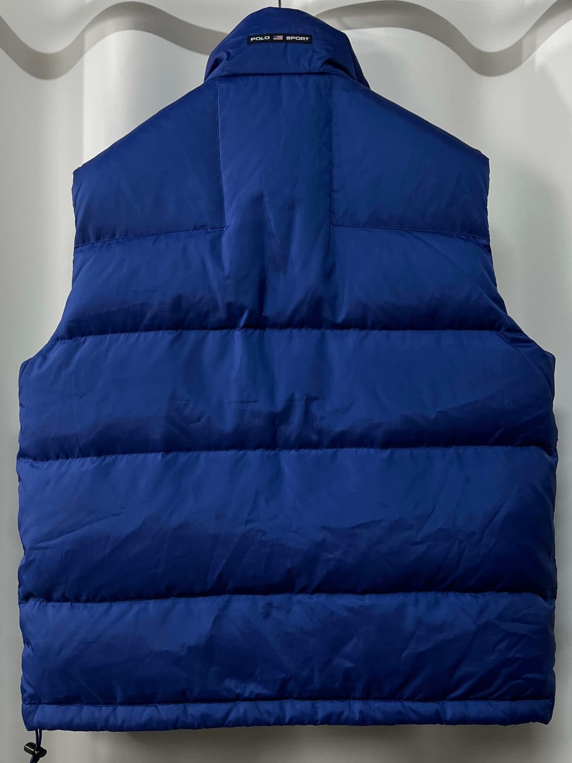 90's 폴로 스포츠 로얄블루 다운 베스트 자켓 상품이미지2