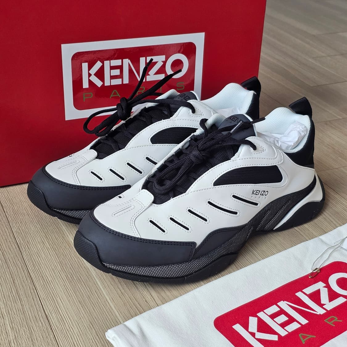 280 새제품) KENZO 겐조 켄조 파리 X 트레이너 신발 운동화 상품이미지3