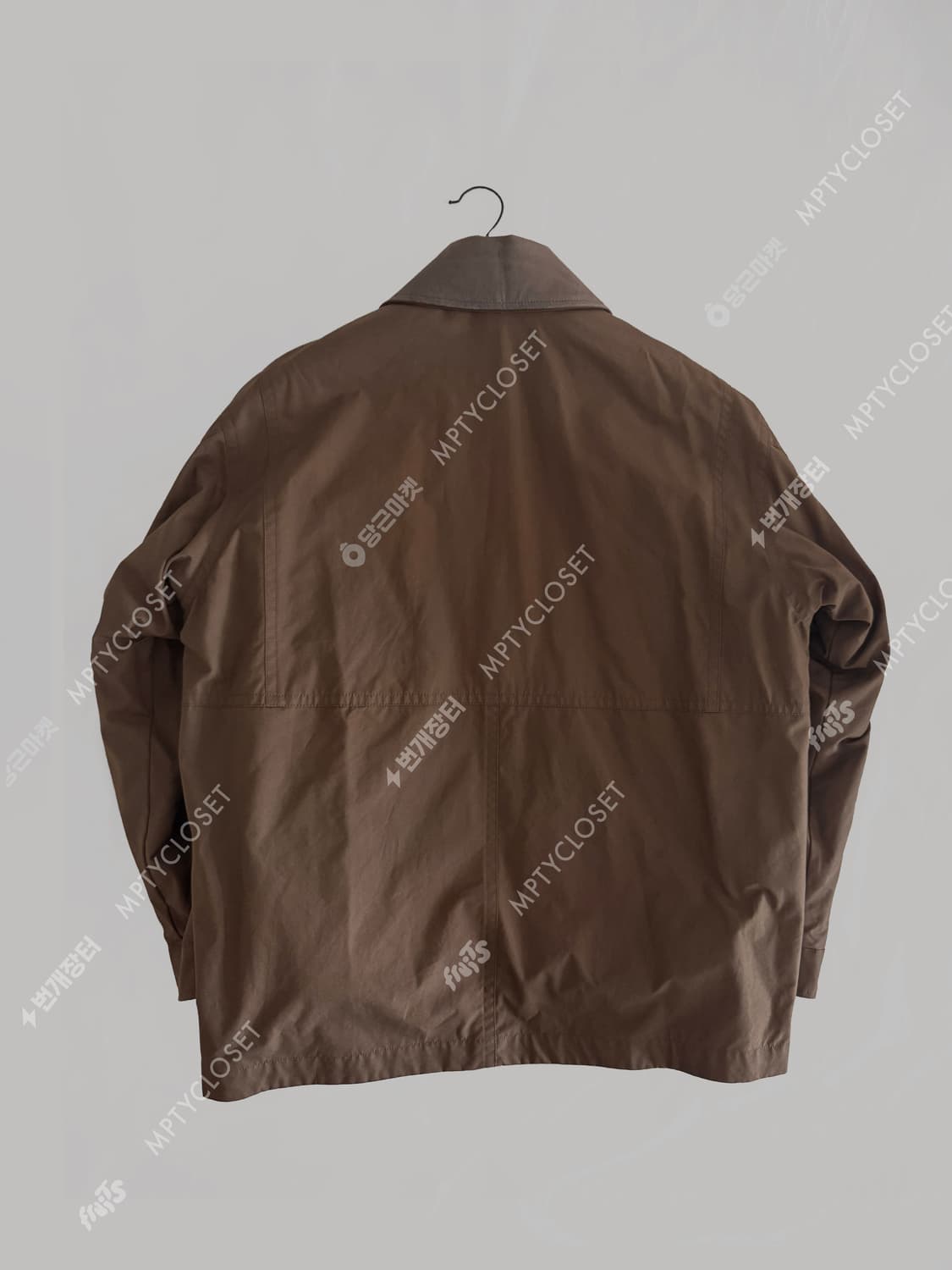 [M] 커스텀멜로우 25fw 브라운 밀러레인 파이어맨 파카 점퍼 자켓 상품이미지3