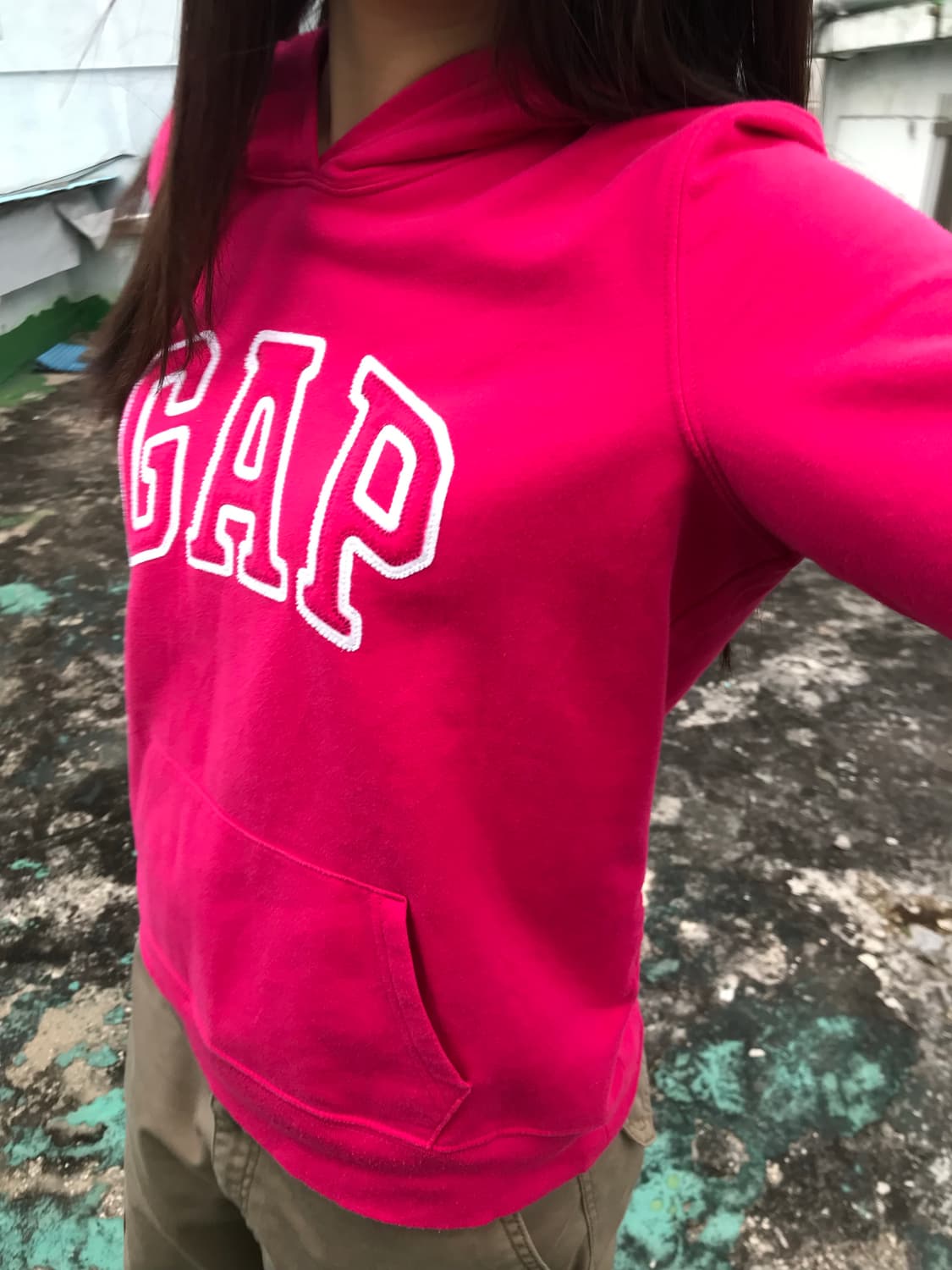 갭 핫핑크 후드티  상품이미지2