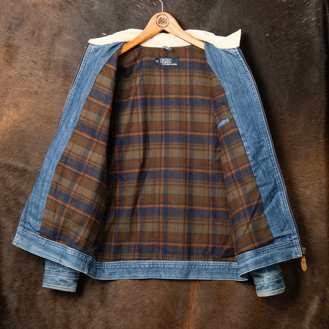 [108] 90s~ 폴로 랄프로렌 블랭킷 라이닝 데님자켓 스윙탑  상품이미지8