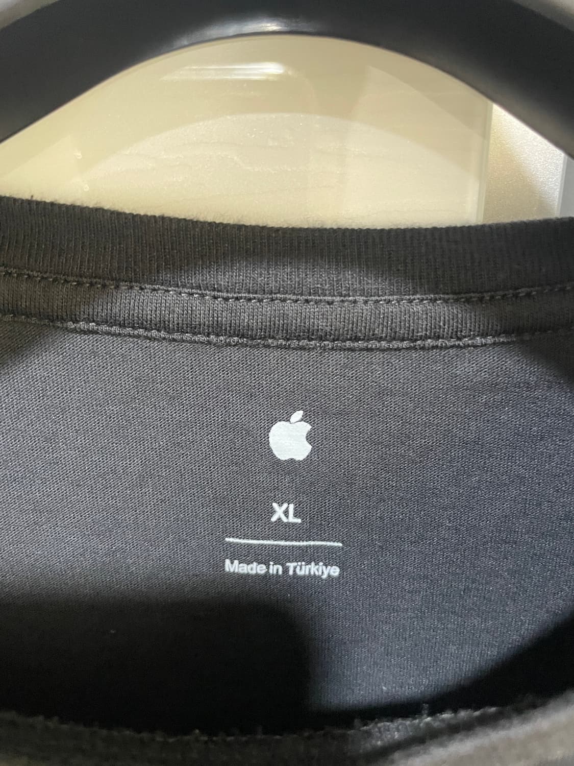 애플 반팔 티셔츠 블랙 xl 상품이미지3
