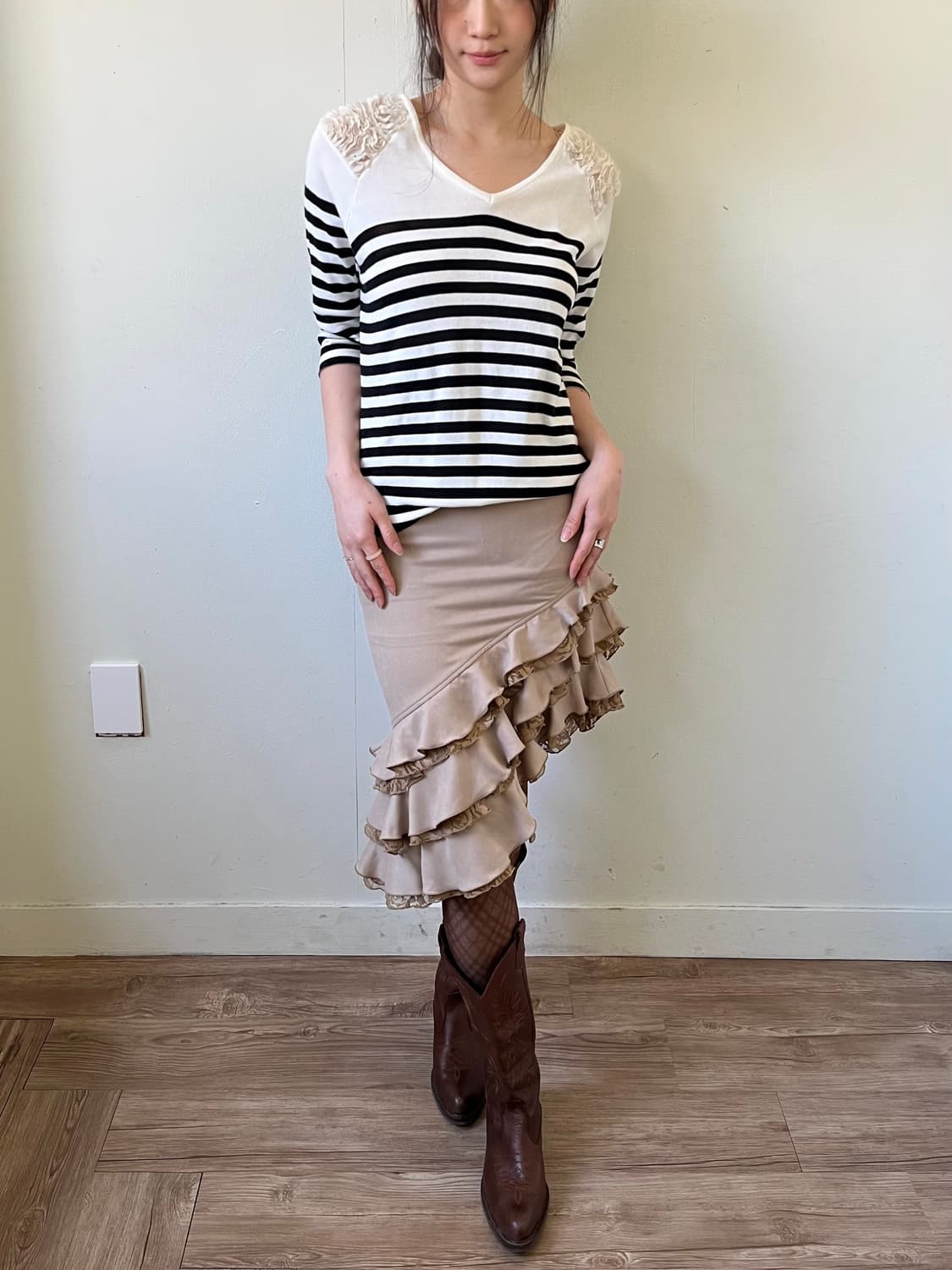 Ryu Ryu 언발란스 스커트 상품이미지6