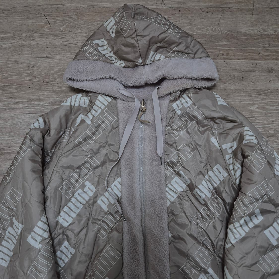 푸마 쉐르파 리버시블 후드 플리스 후리스 자켓 S(90) 상품이미지6