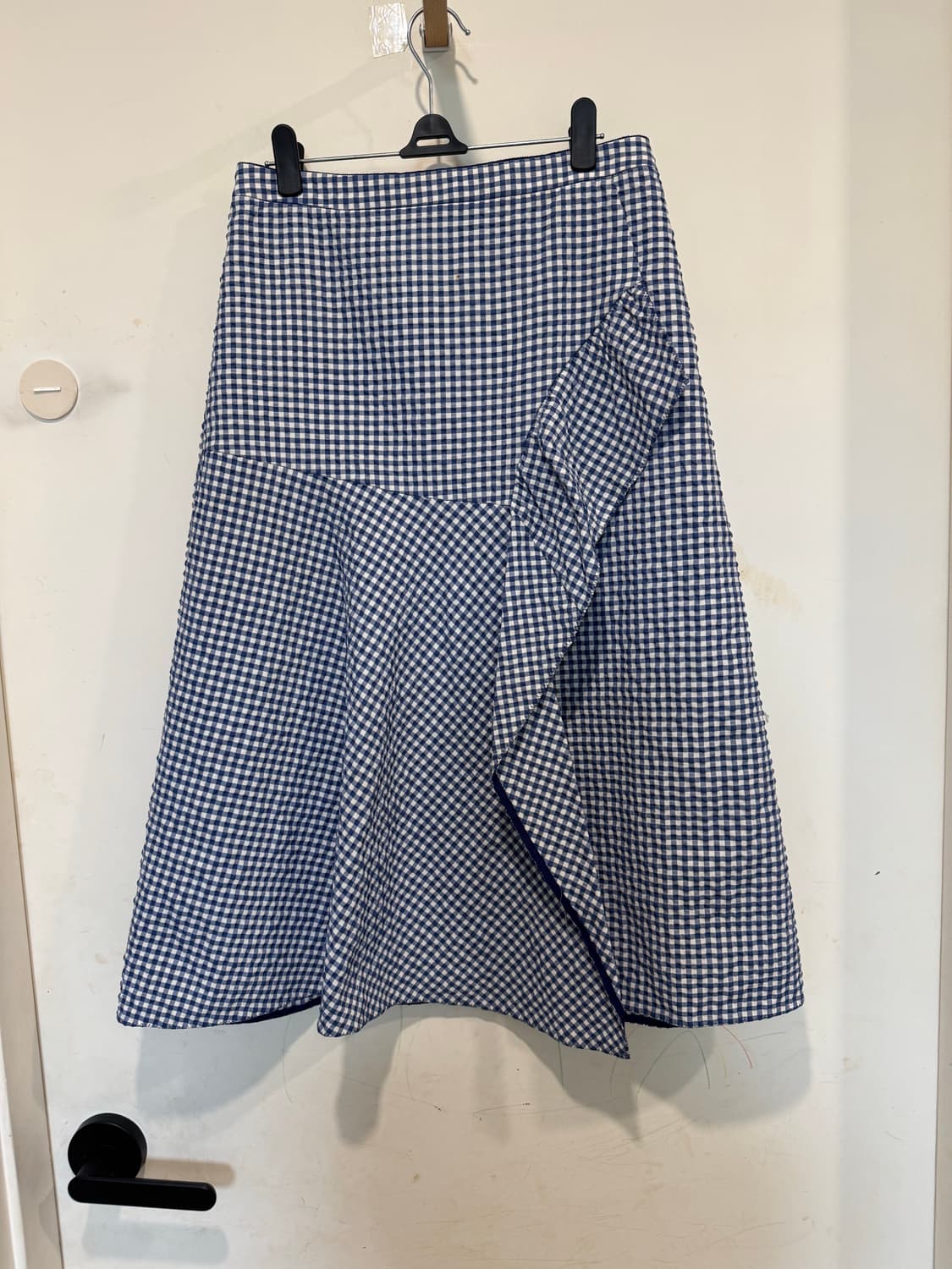 한섬 sjsj 시어서커 랩 스커트 상품이미지4