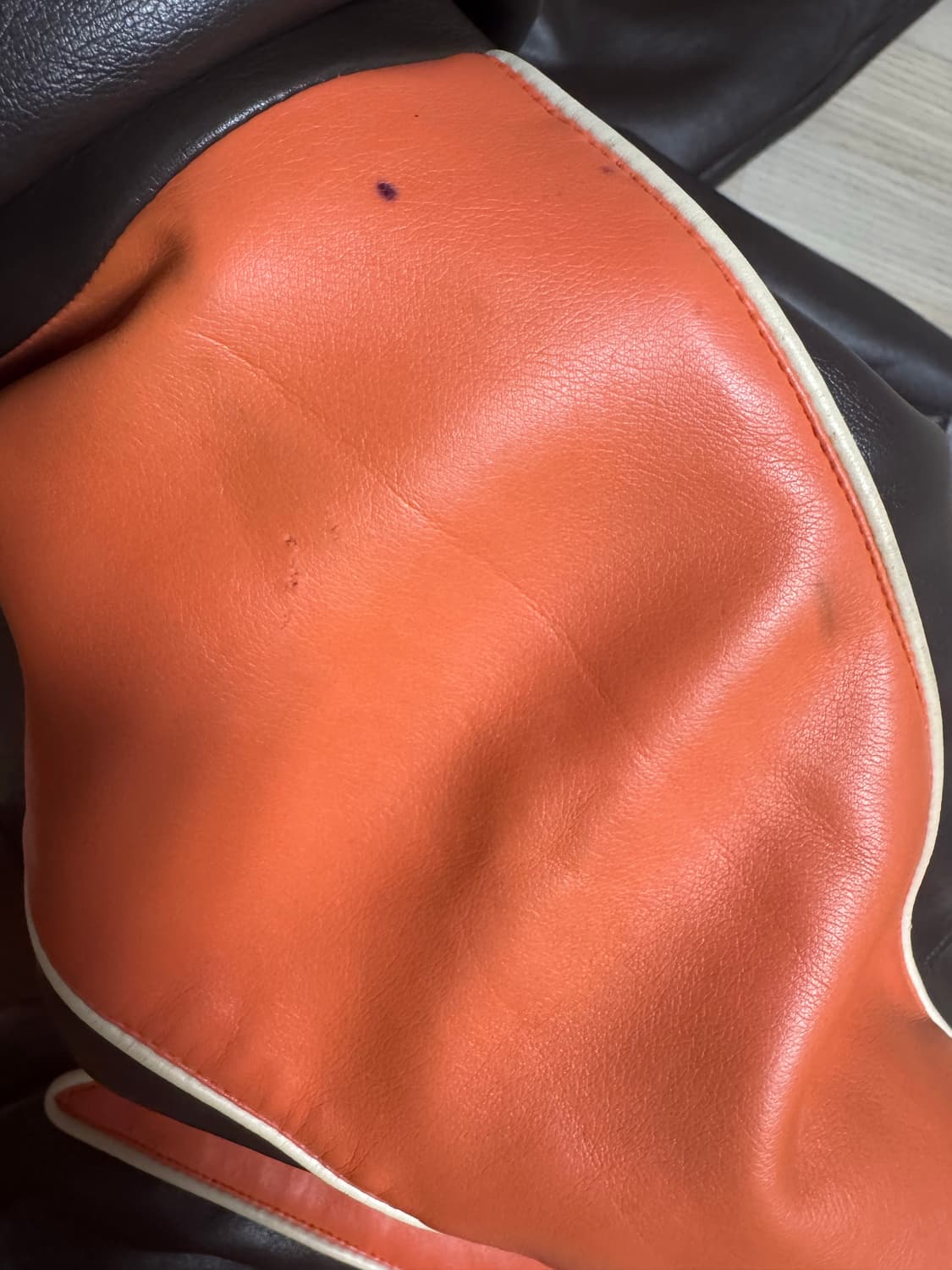 NFL  레더,가죽 바시티 자켓 상품이미지3