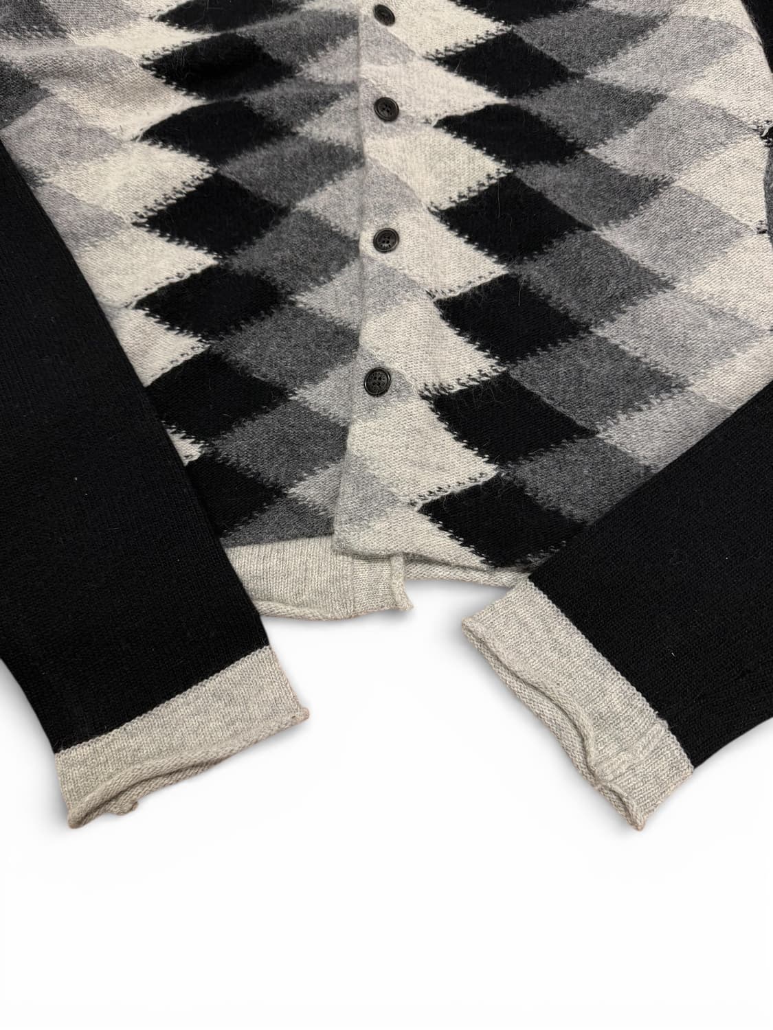 Vintage Marcel Marongiu Argyle Knit Card 상품이미지3