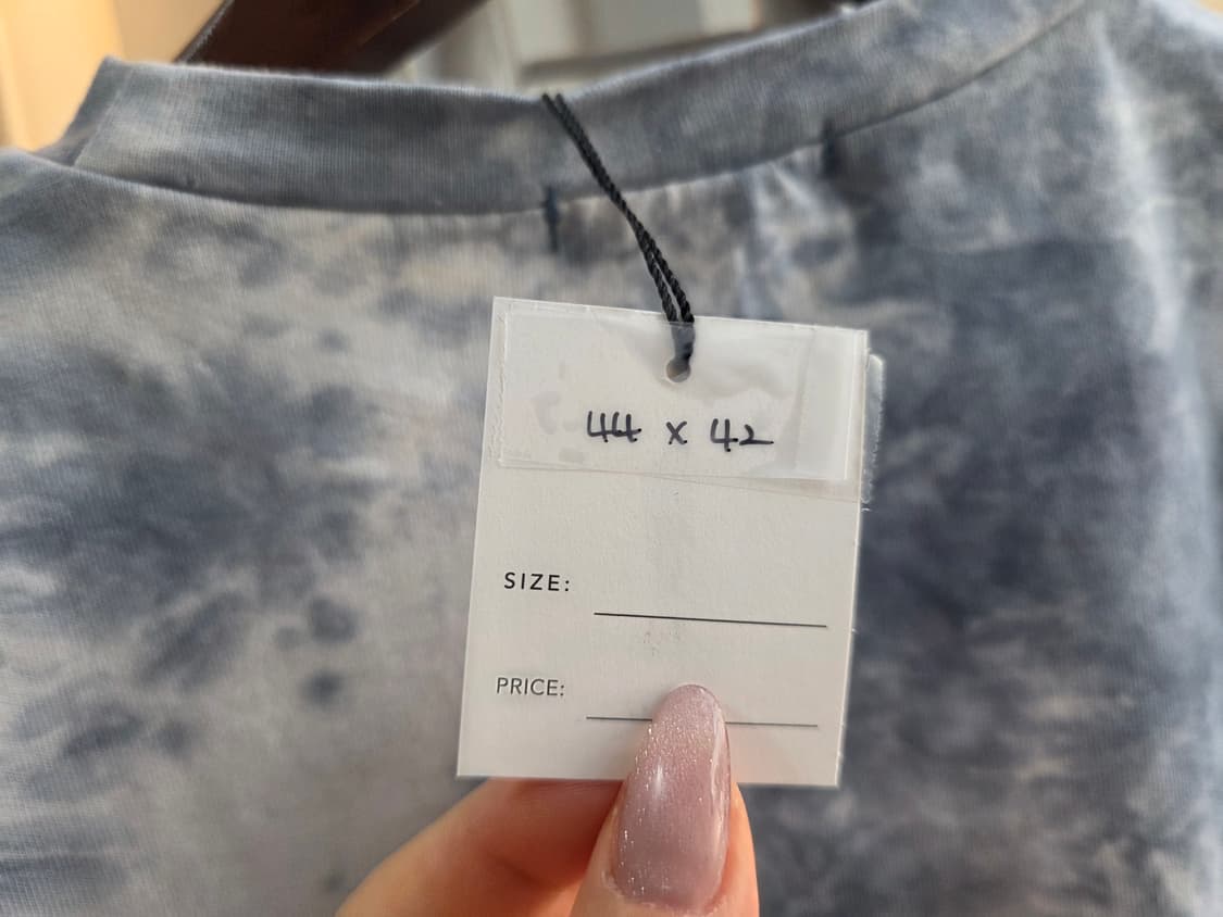 크롭 나염티 상품이미지6