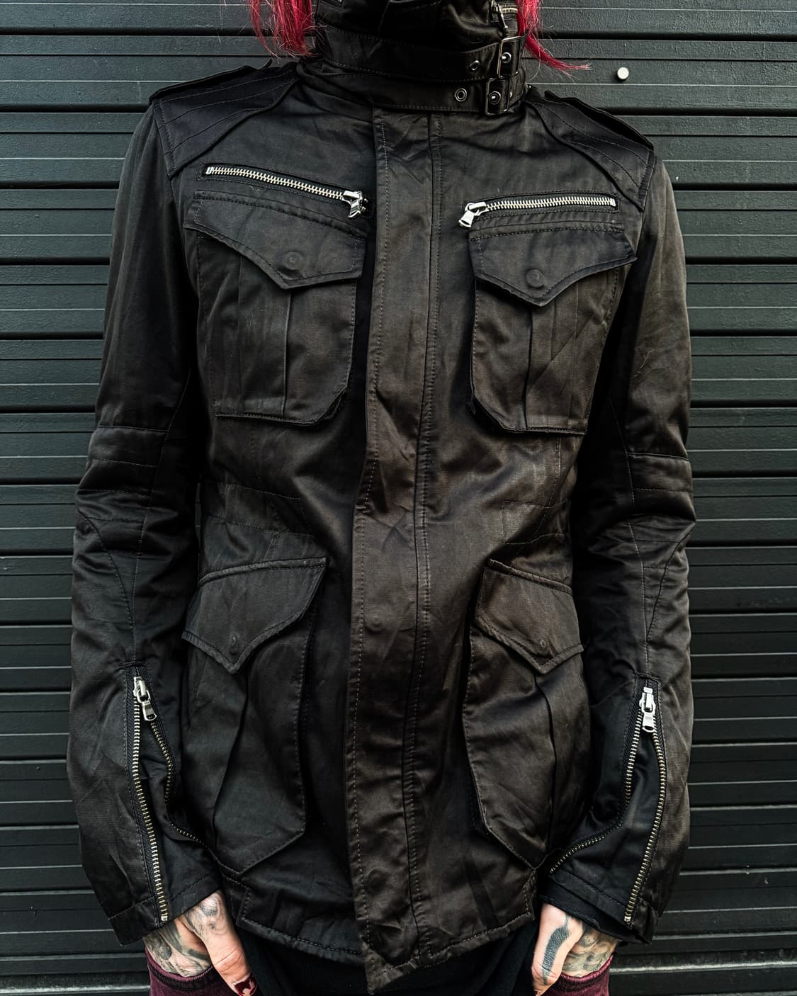 MORGAN HOMME – Military Zip Jacke 상품이미지3