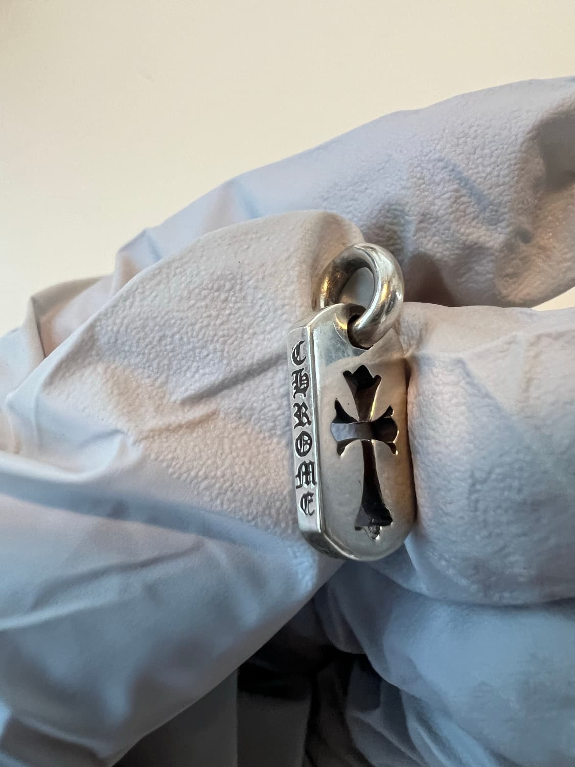 크롬하츠 타이니 컷아웃 도그택 + 정품 볼체인 상품이미지4