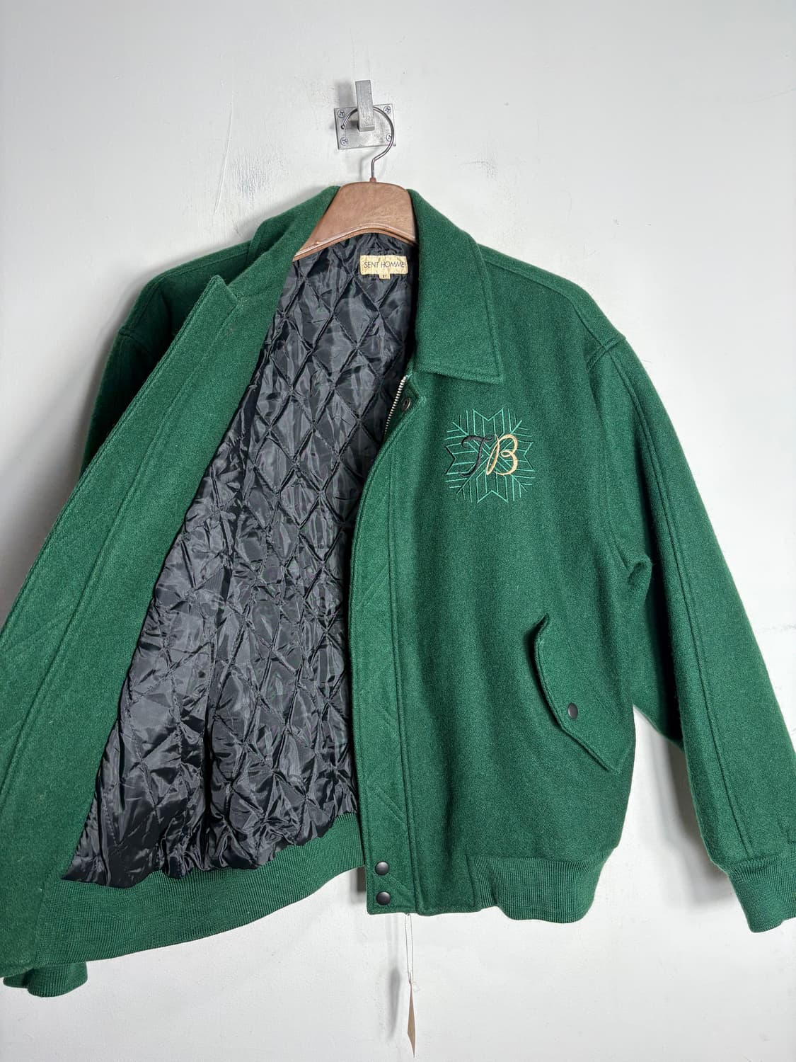 울 바시티 자켓 상품이미지3