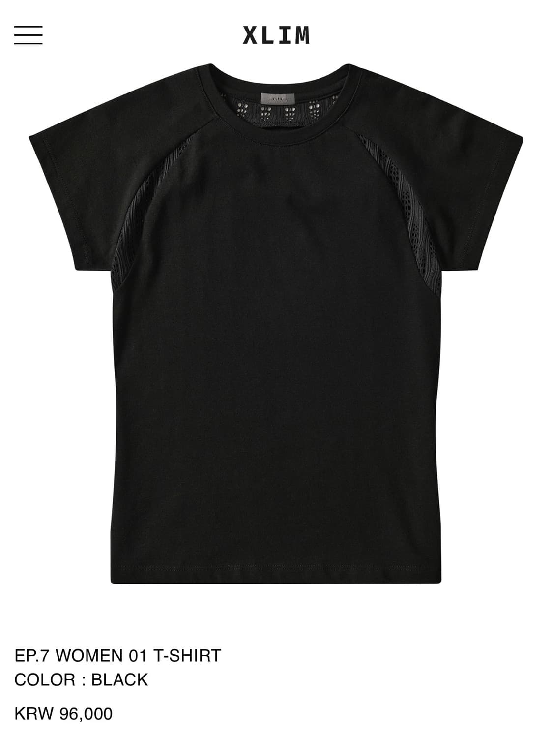 XLIM EP.7 WOMEN 01 T-SHIRT 상품이미지1