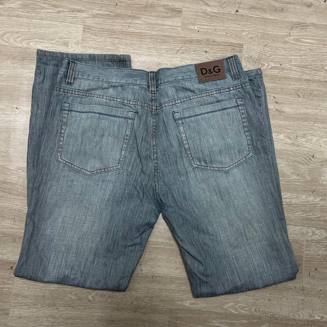 돌체앤가바나 D&G 남성 빈티지 워싱 데님팬츠 청바지 [연청] 38 상품이미지5