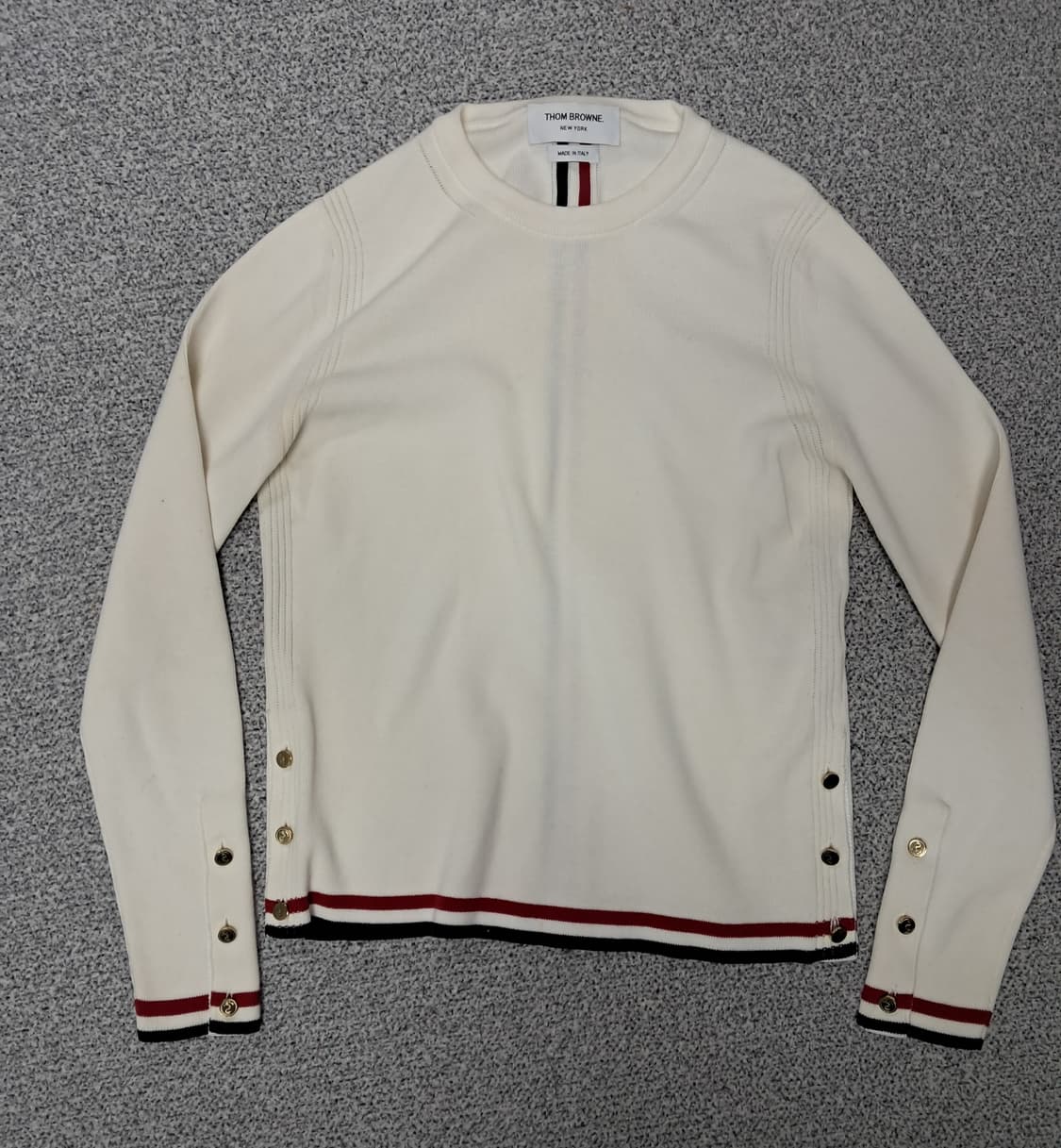 톰브라운 아이보리 여성 니트 상품이미지1