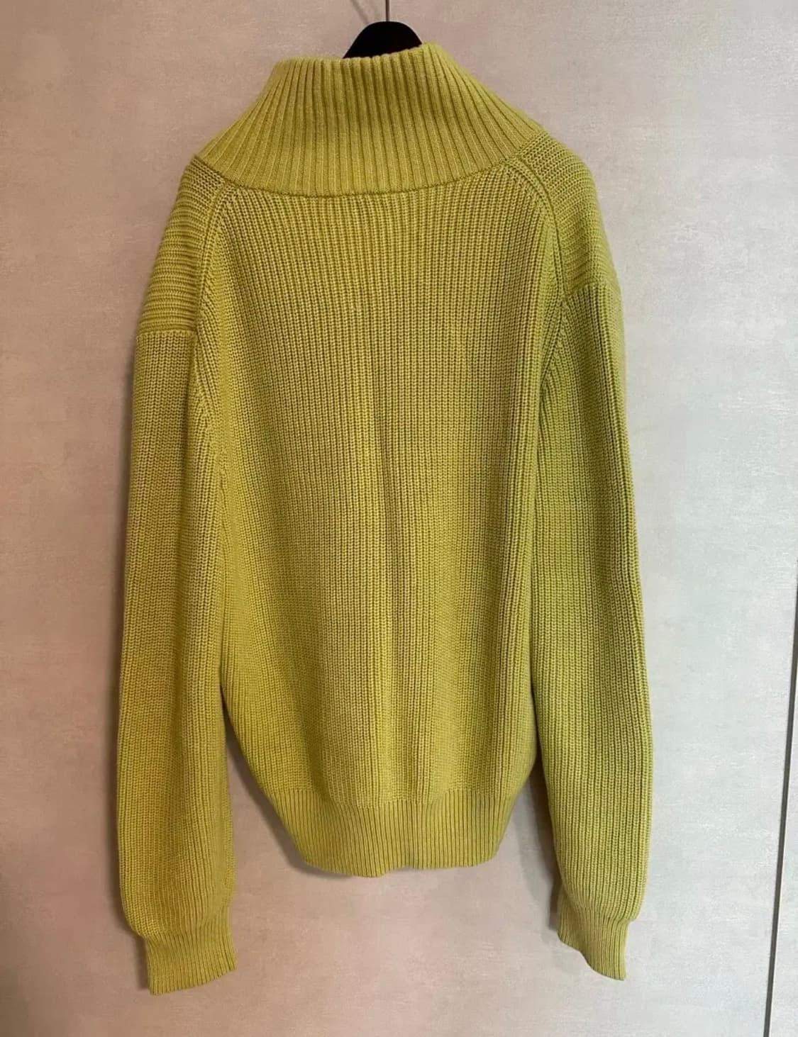 인템포무드 풀집업 카디건 웜올리브 상품이미지3