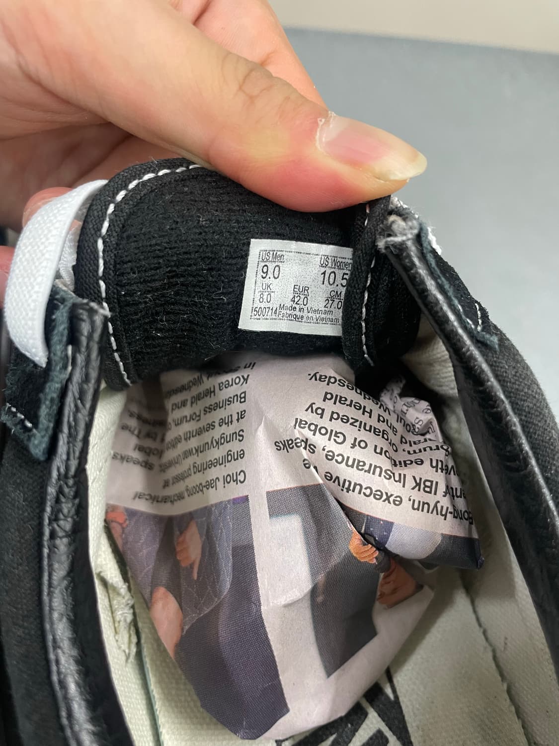 반스 올드스쿨 블랙 270 상품이미지10