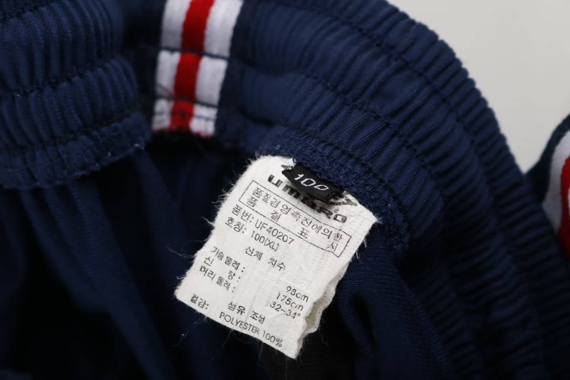 [L] 90's 엄브로 잉글랜드 사이드라인 트랙팬츠 상품이미지6