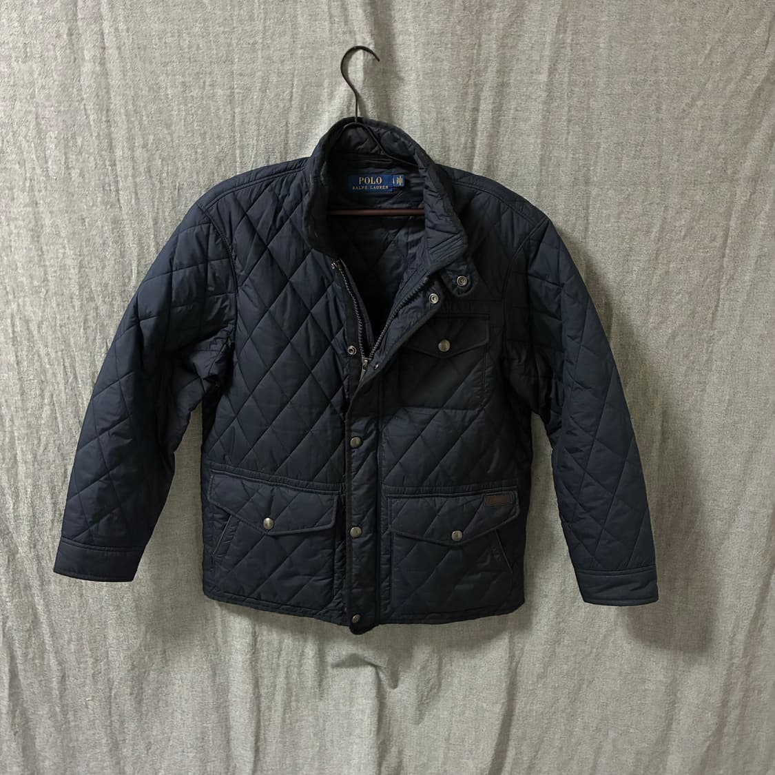 폴로 네이비 퀼팅 자켓 L 상품이미지4