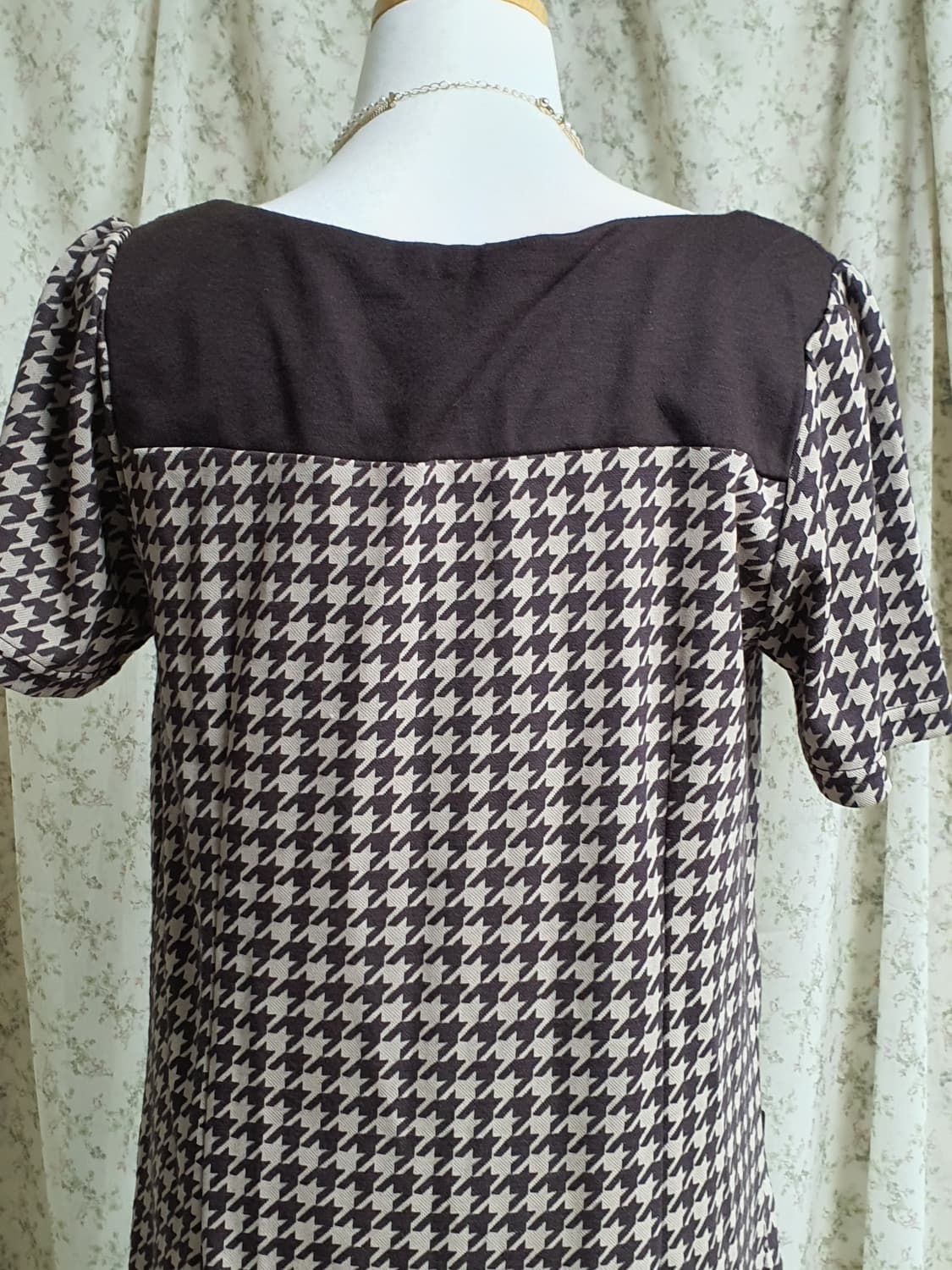 [일본빈티지] 4천원 하운드투스 체크 반팔 원피스 상품이미지4