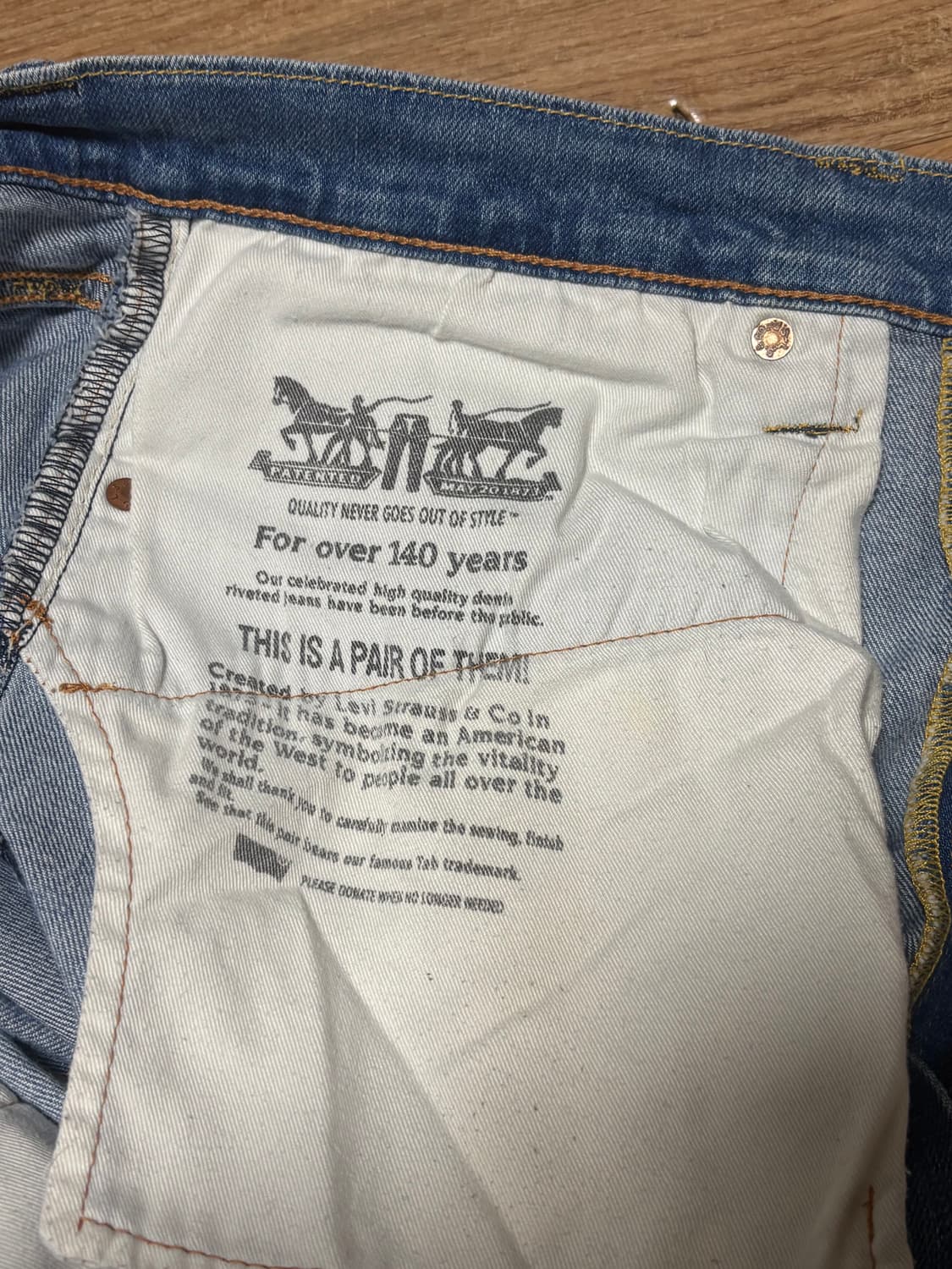 리바이스 522 청바지 W36 L32 상품이미지5