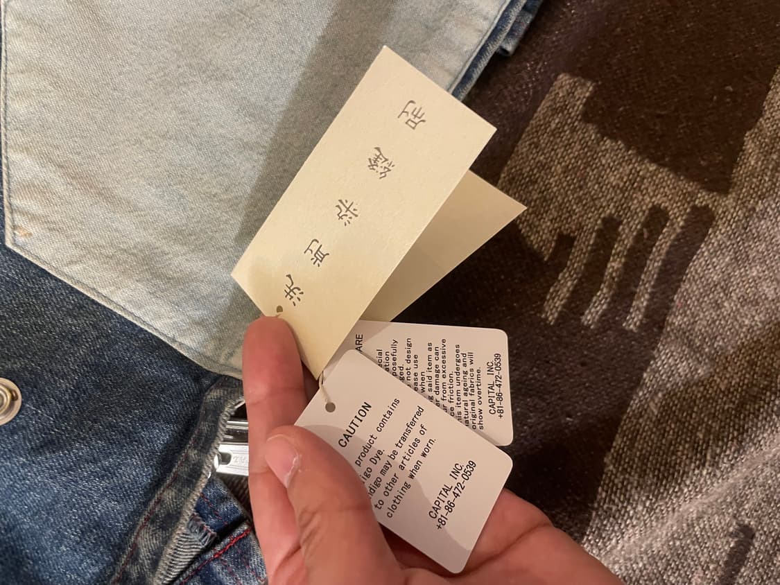 캐피탈 데님 모토크로스 자켓 상품이미지5