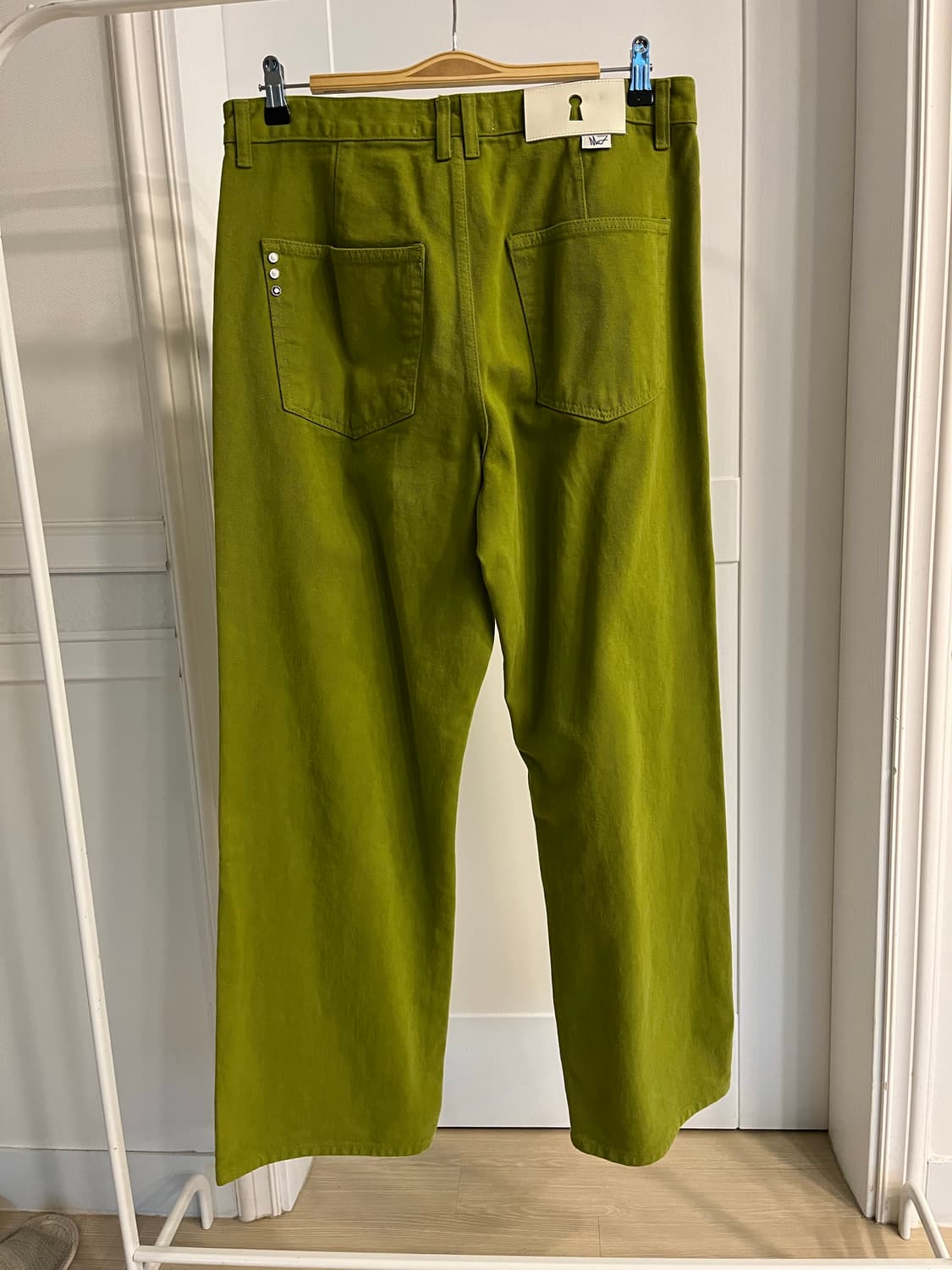 세컨모노 올리브그린 데님팬츠 상품이미지4