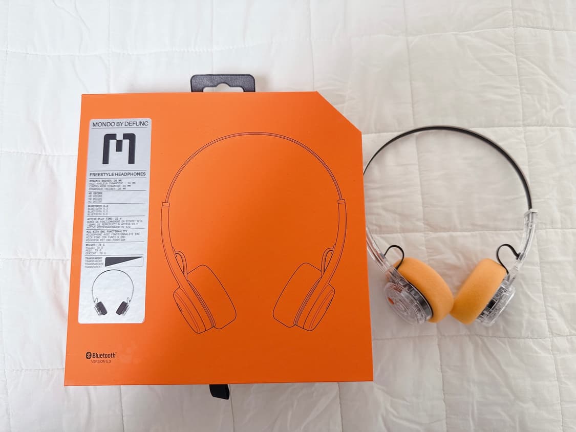 몬도 프리스타일 무선 블루투스 온이어 헤드폰 레트로 감성 초경량 데일리  상품이미지5