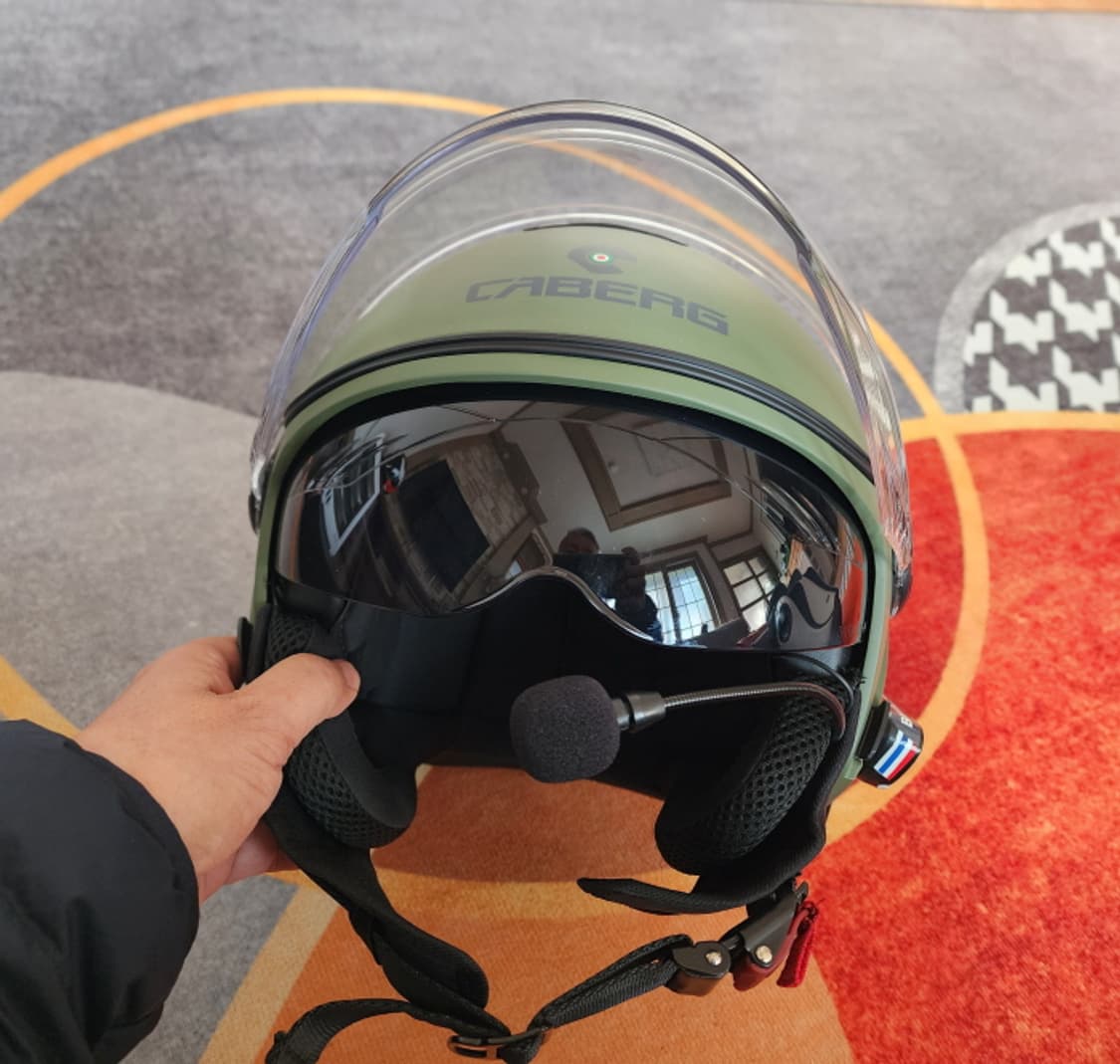 카베르그 밀리터리 그린 오픈페이스 헬맷(XL) 상품이미지5