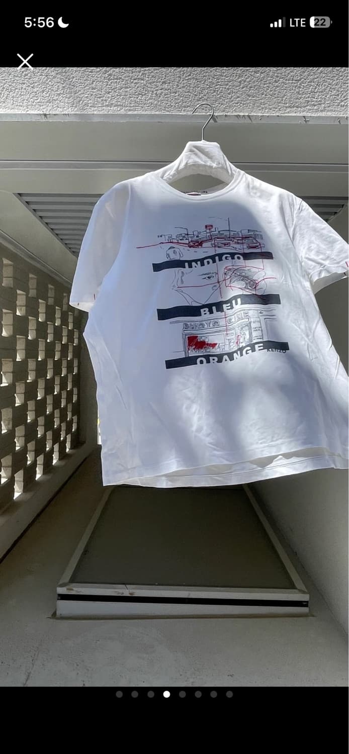 [KENZO] Cinema Sketch Graphic T-Shirt Wh 상품이미지3