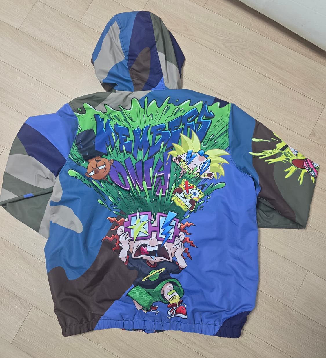 멤버스온리 니켈로돈 콜라보 바람막이 상품이미지5