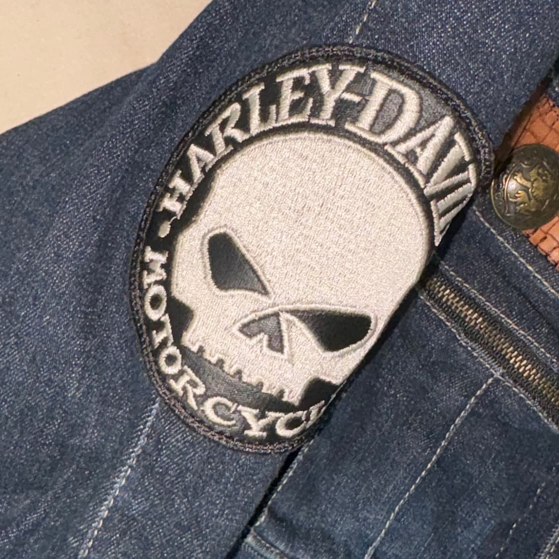 [L] 90's Toraichi Harley Davidson Jacket 상품이미지5