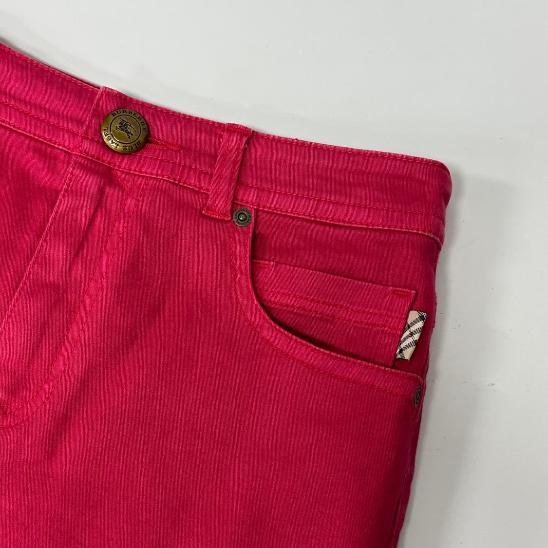 버버리 로고 체크 디테일 스커트 상품이미지2