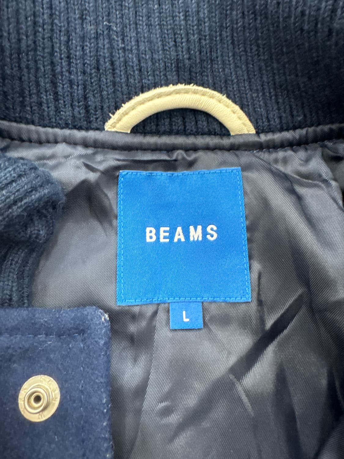 빔즈 가죽 바시티자켓 L 상품이미지4