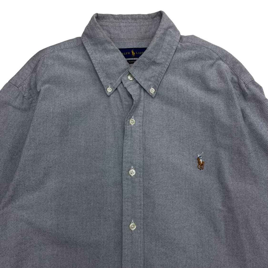 폴로 랄프로렌 옥스포드 그레이 셔츠 L 상품이미지4