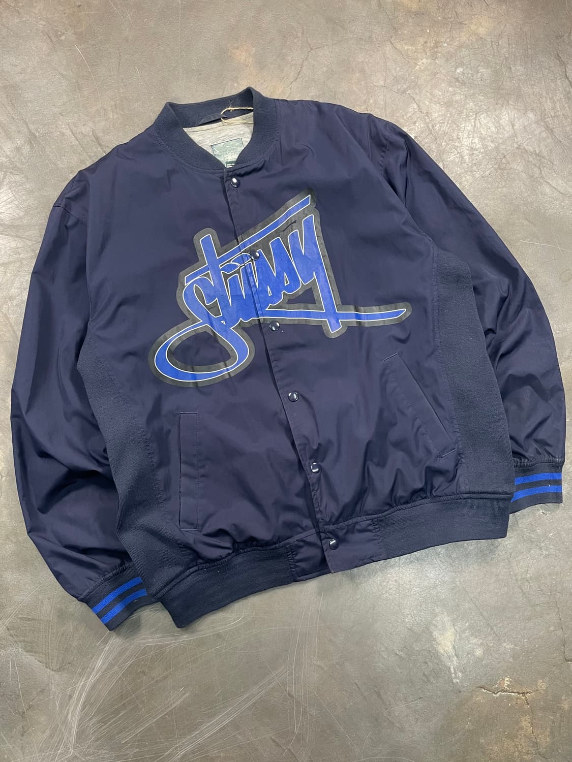 00s 스투시 나일론 바시티 자켓 상품이미지2