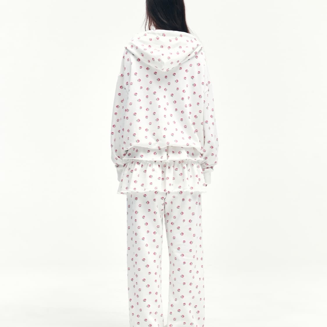 유희 FLOWER PATTERN 후드집업 상품이미지2