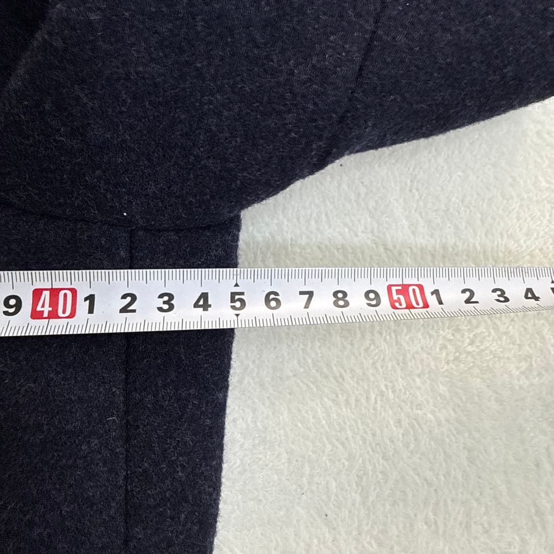85 헤지스 네이비 울 코트 0327T 상품이미지5