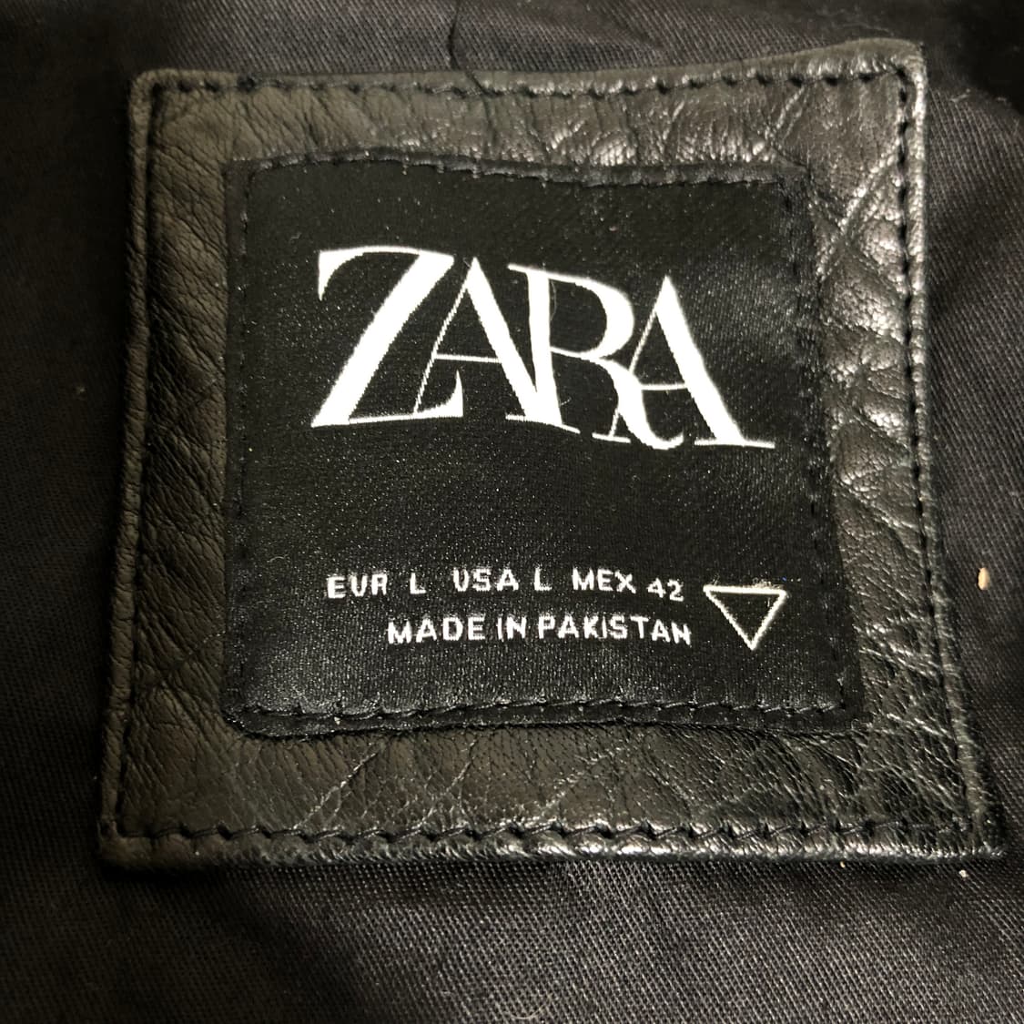 자라 버팔로 소가죽 라이더 자켓 L 상품이미지2