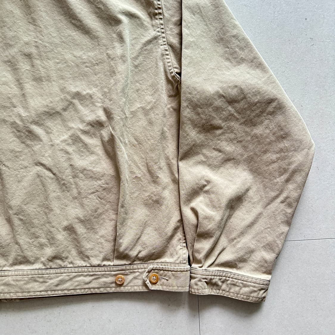 폴로 스포츠맨 빈티지 코듀로이 카라 디트로이트 헤링턴 캔버스 자켓 XL 상품이미지8